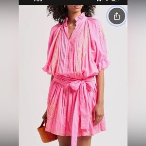 Juliet Dunn Pink Dress